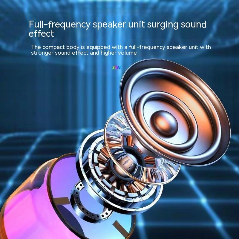 Colored Glaze Maliit na laki ng baril Bluetooth Speaker