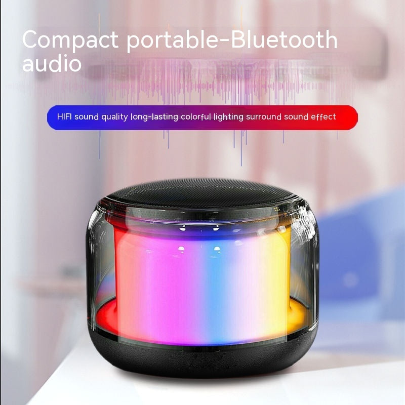 Colored Glaze Maliit na laki ng baril Bluetooth Speaker