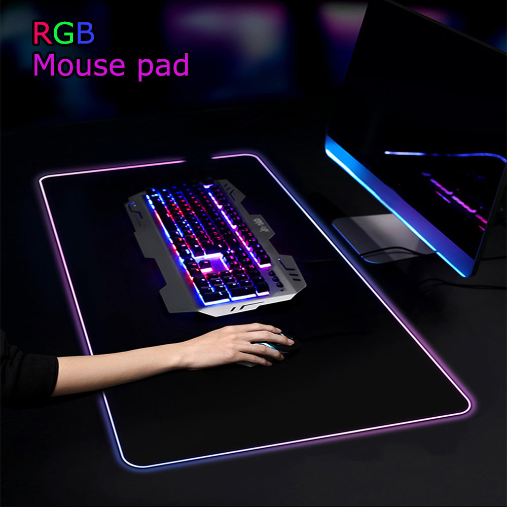 Luminous Mouse RGB Mouse LED Gaming Malaking Office Desk Pad