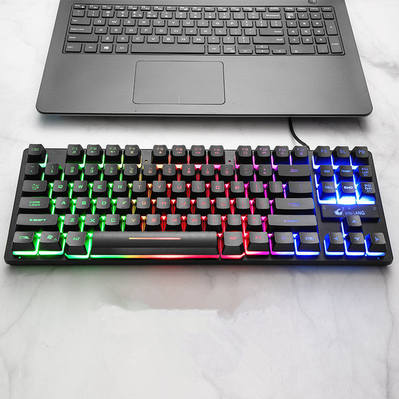 Elektronikong Laro Mechanical Keyboard Notebook Keyboard