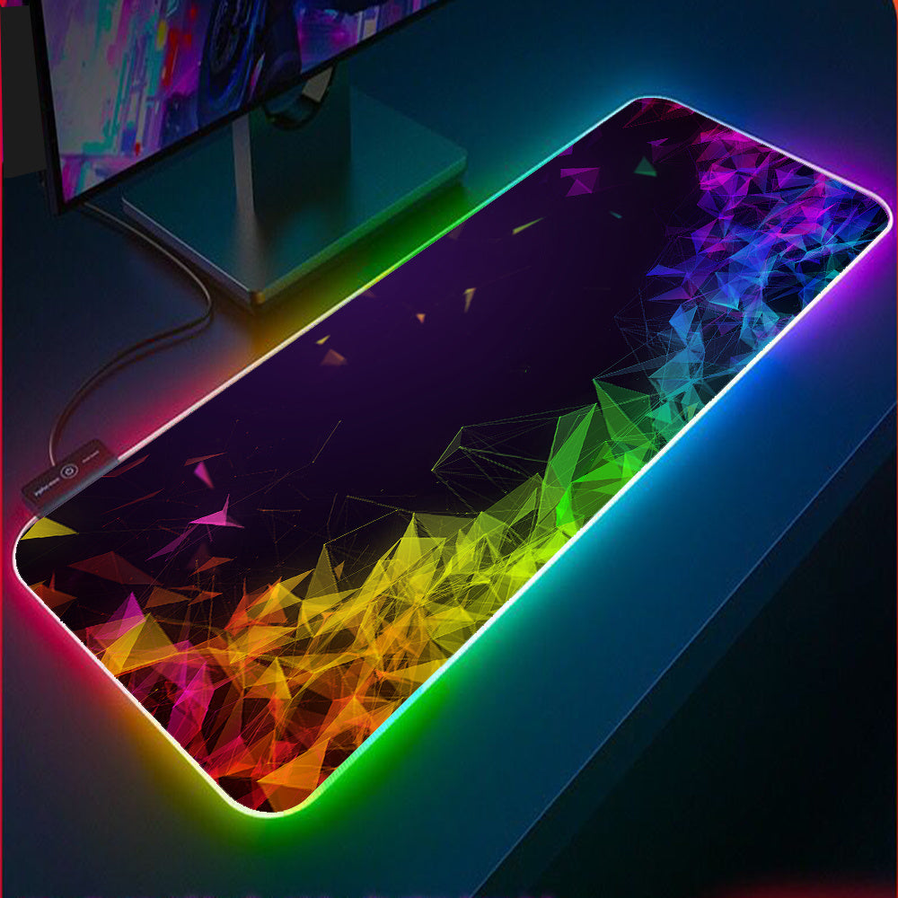 Luminous Mouse RGB Mouse LED Gaming Malaking Office Desk Pad